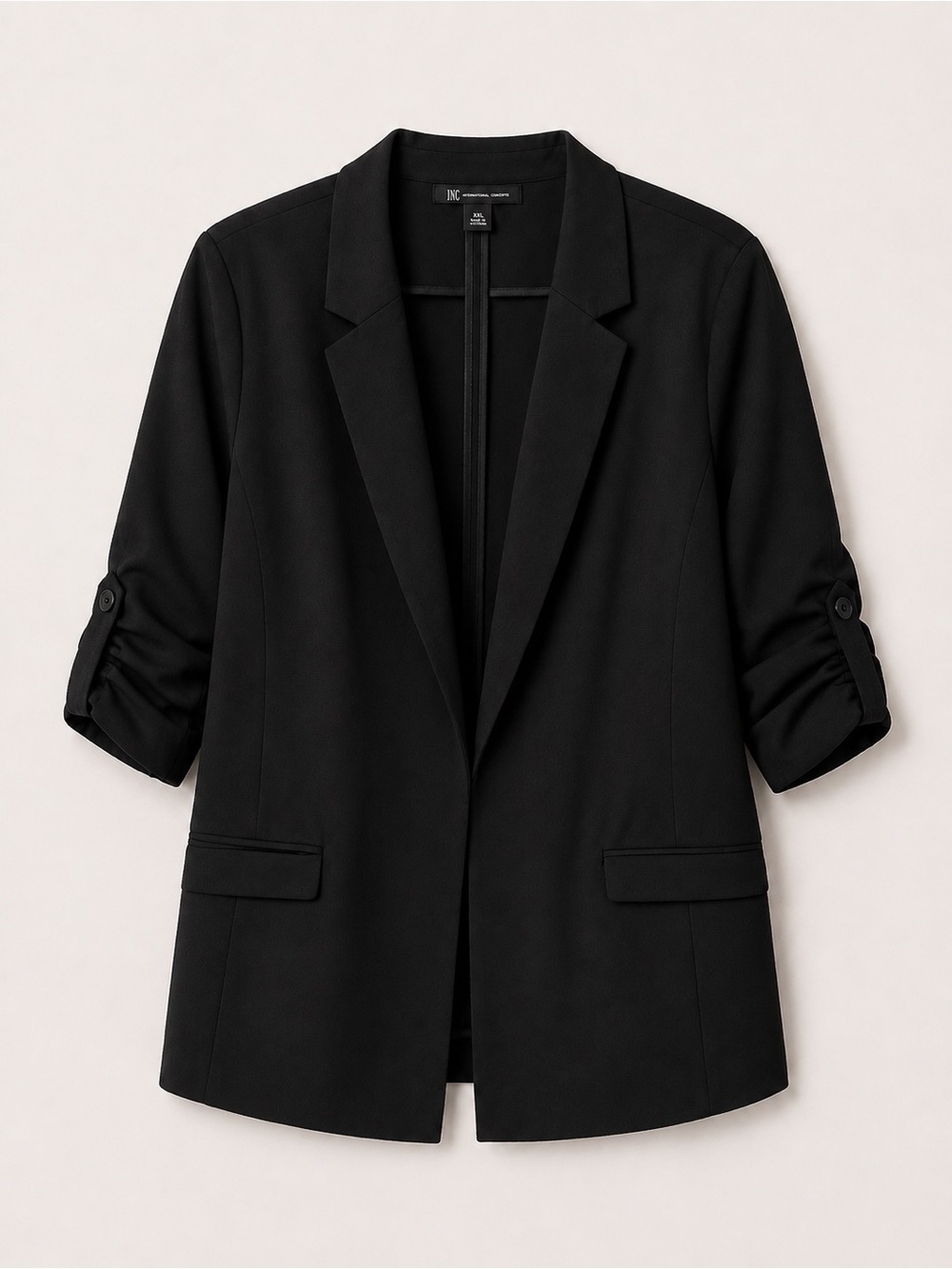 INC International Concepts Black Blazer Jacket XXL